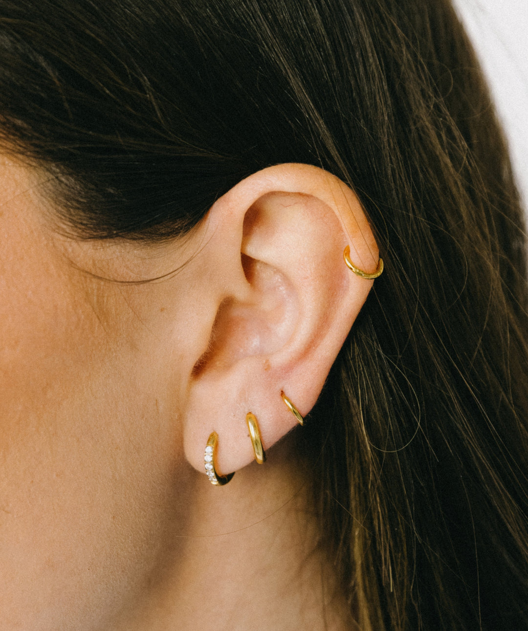 Signature Gold Earring Set