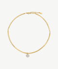Arc Bezel Necklace