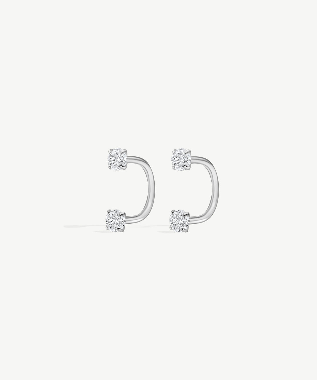 Bold Arc Hoop Earrings