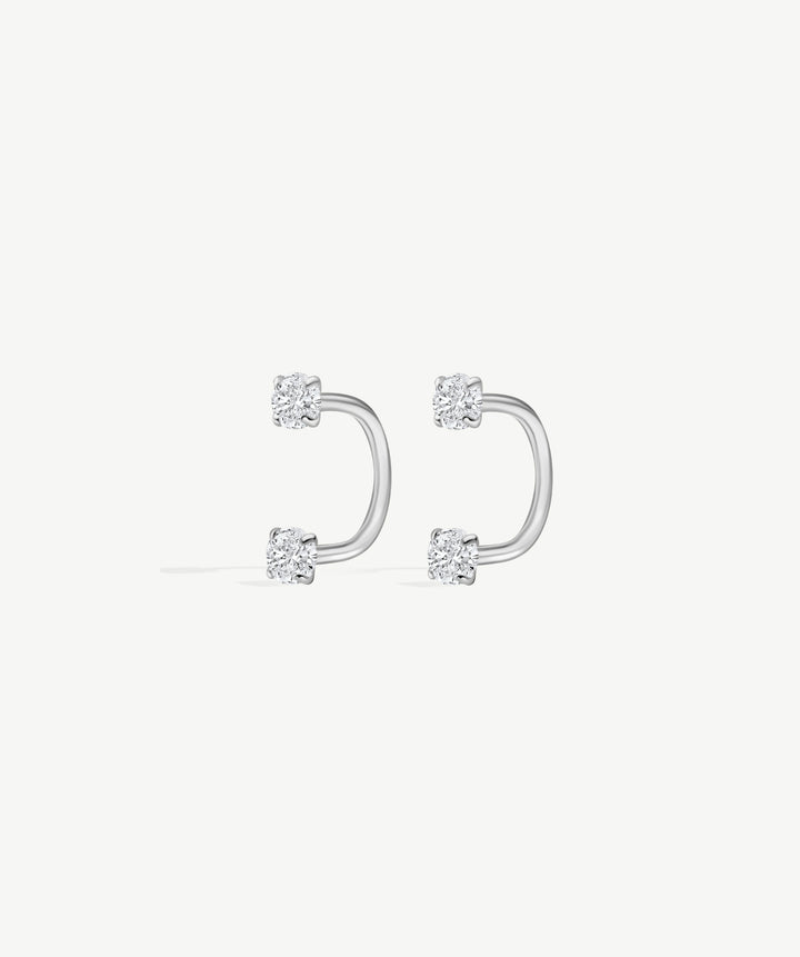 Bold Arc Hoop Earrings