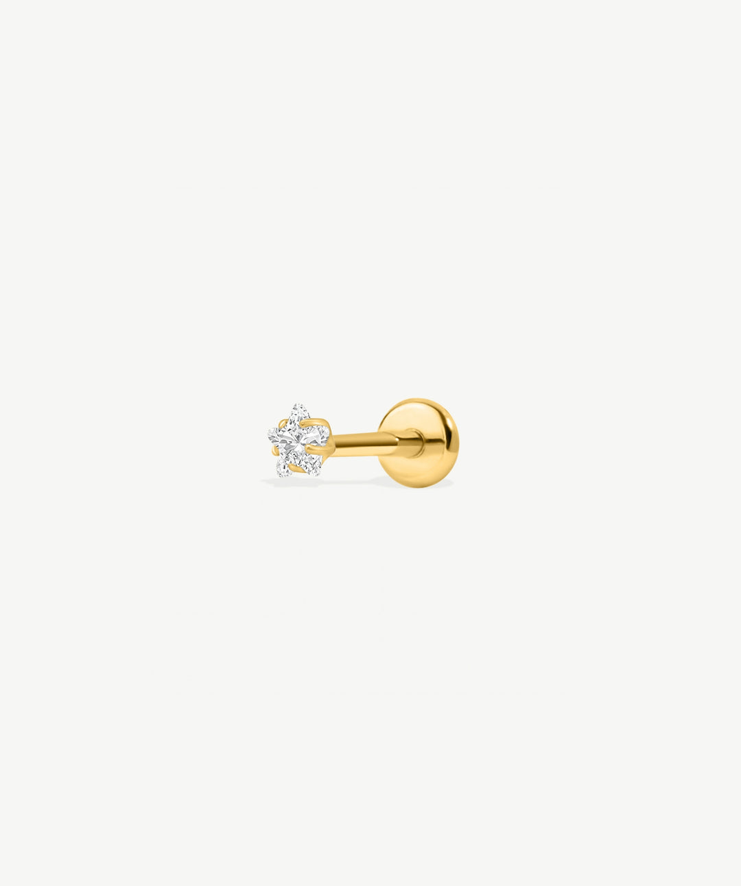 Crystal Star Flat Back Stud