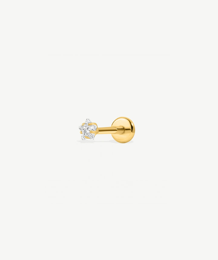 Crystal Star Flat Back Stud