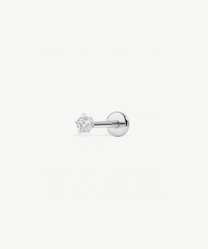 Crystal Star Flat Back Stud
