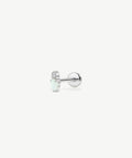 Glimmer Opal Flat Back Stud