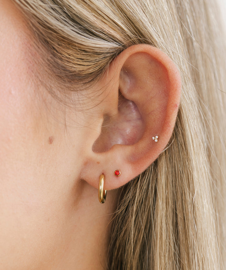 Birthstone Flat Back Stud