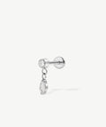 Marquise Dangle Flat Back Stud