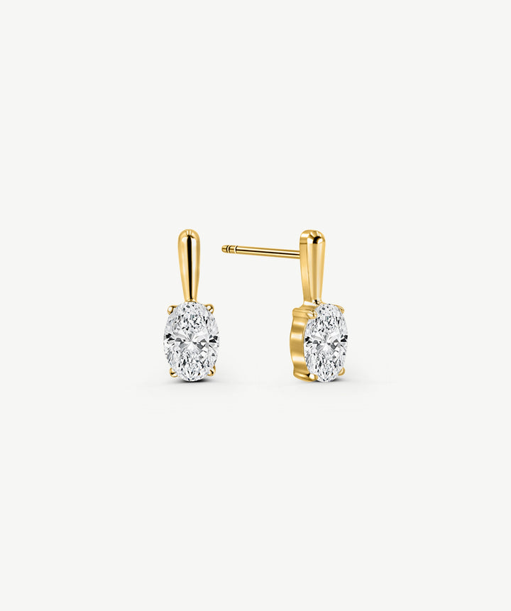 Signature Oval Drop Earrings