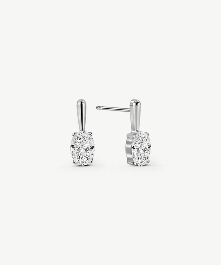 Signature Oval Drop Earrings