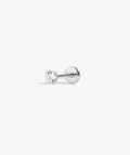 Solitaire CZ Flat Back Stud