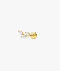 Sprig Flat Back Stud