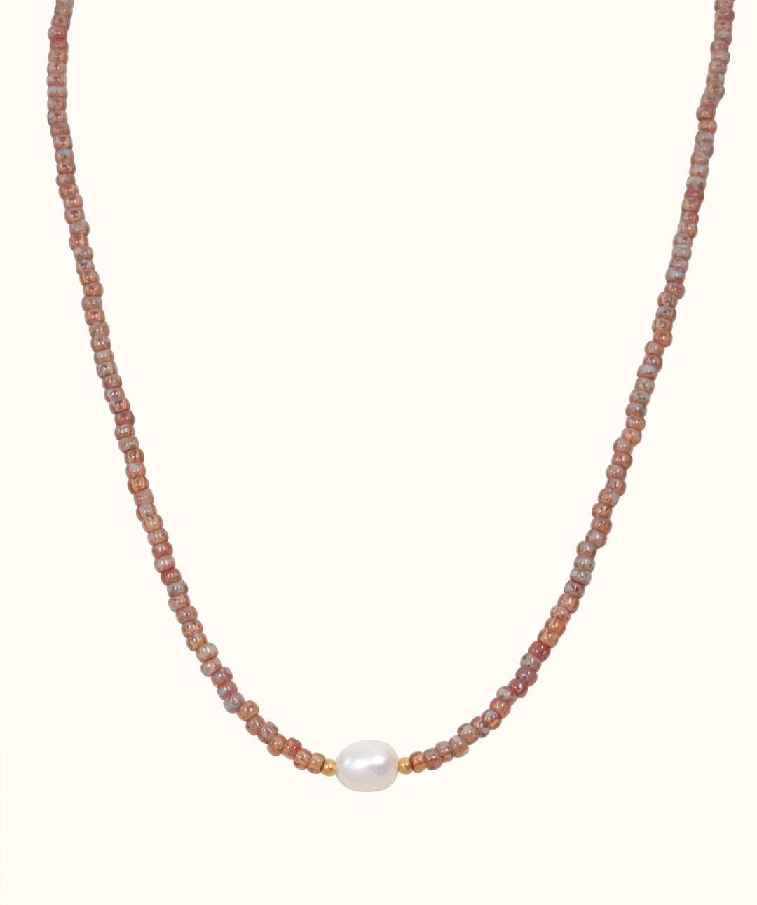 Amber Pearl NecklaceShop Aiti