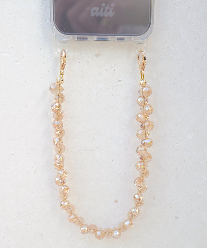 Amber Glitter Phone Chain