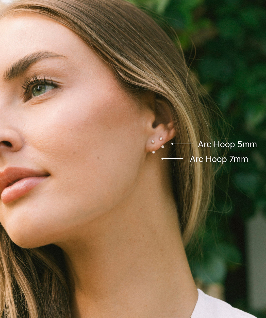 Arc Hoop Earrings