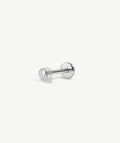 Bezel Solitaire Flat Back Stud