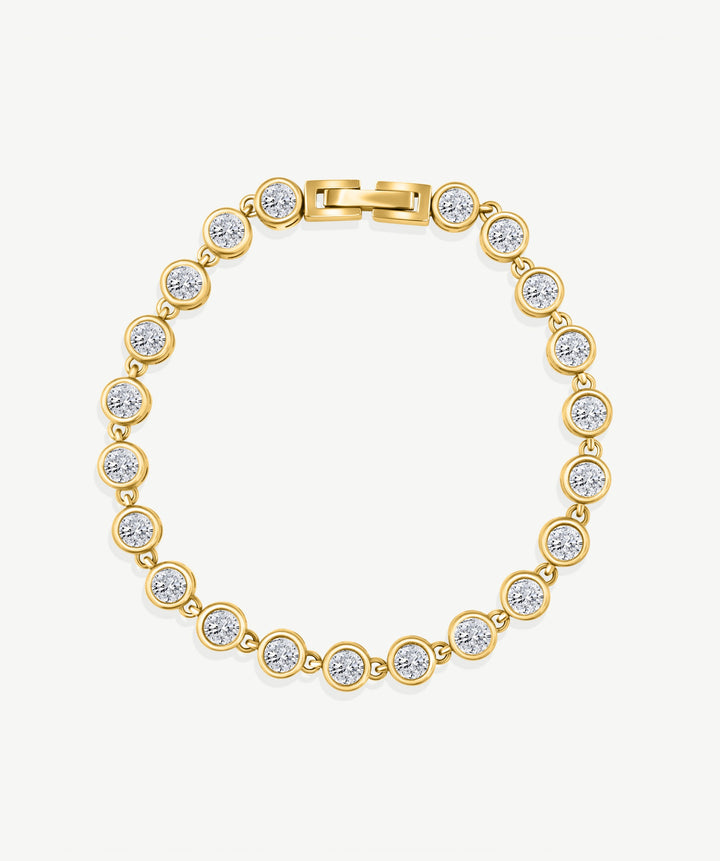 Bezel Tennis Bracelet
