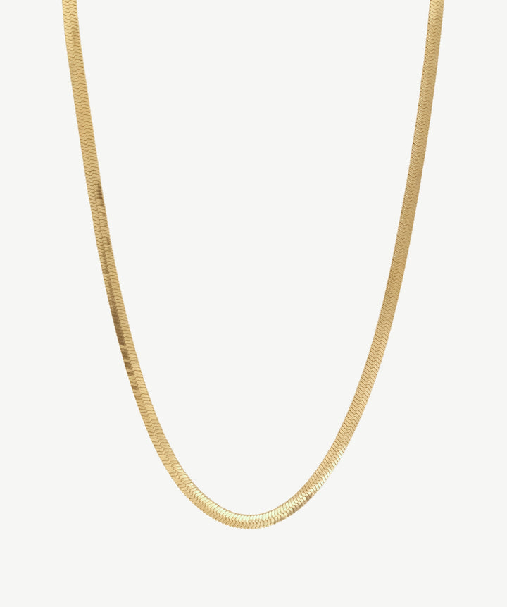Bold Herringbone Necklace