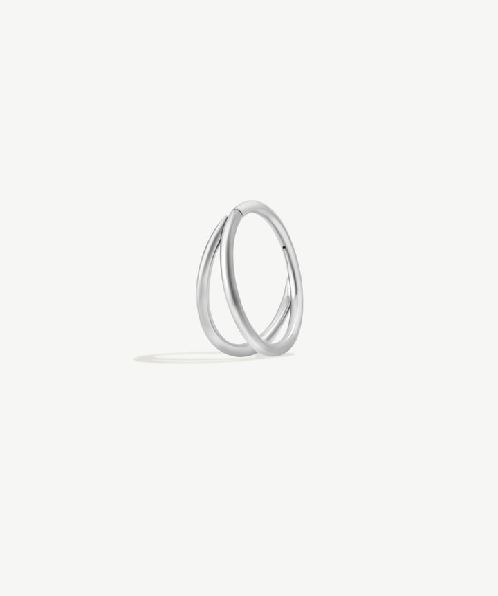 Double Clicker Hoop Earrings