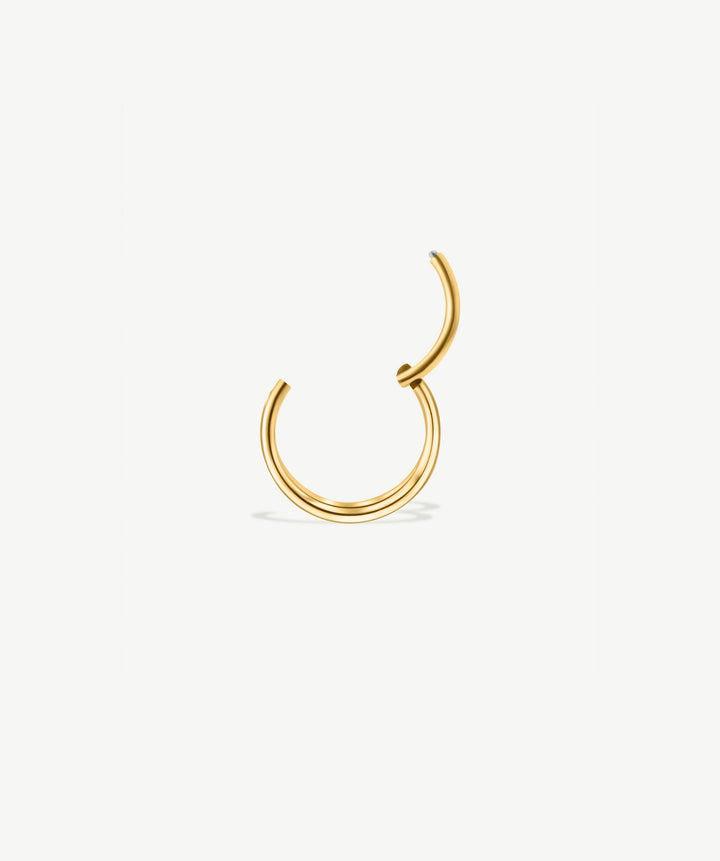 Double Clicker Hoop Earrings