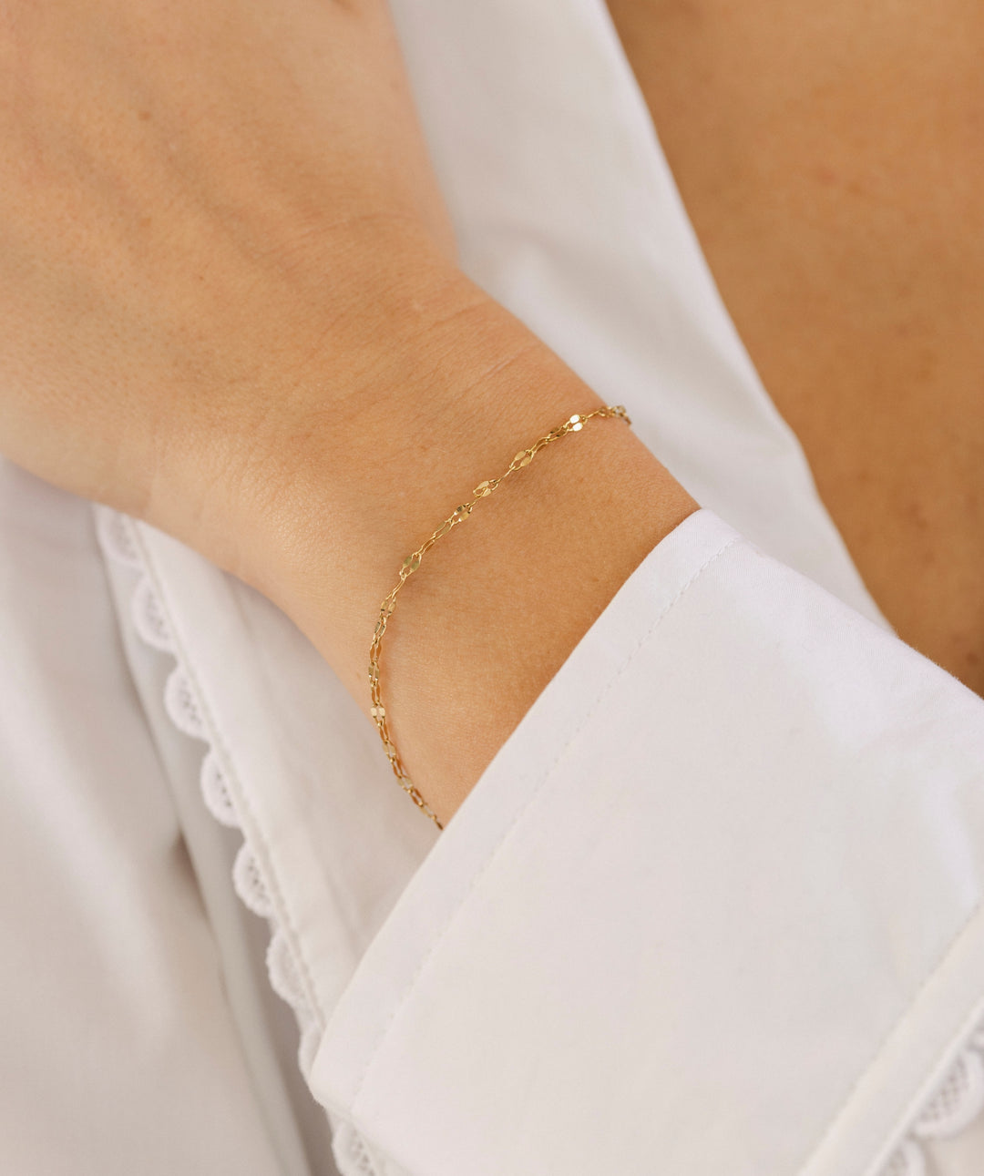 Glitter Chain Bracelet