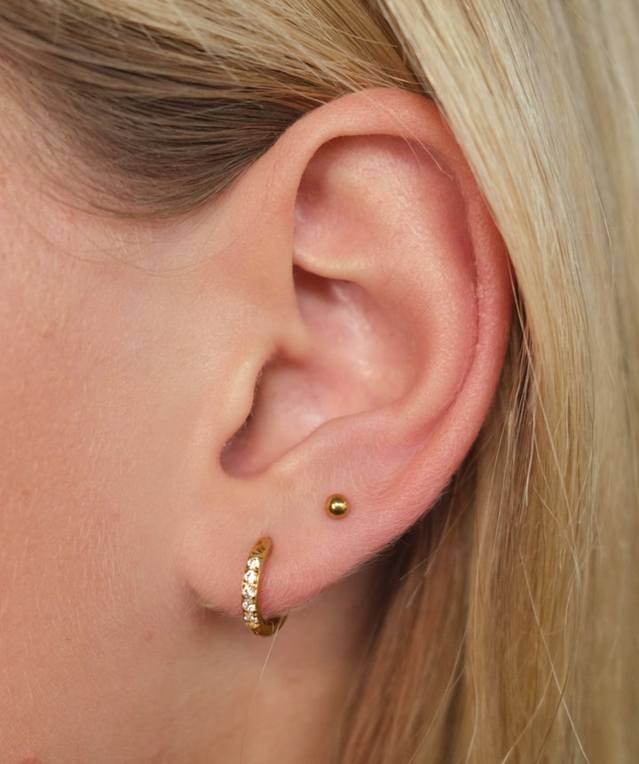 Round Ball Flat Back Stud