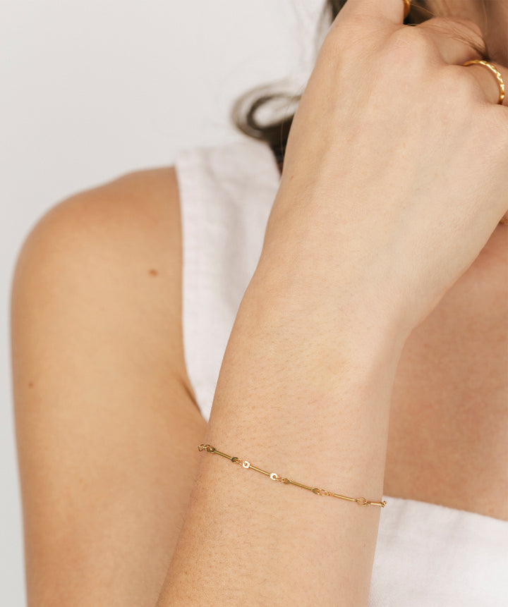 Luxe Gold Bar Bracelet