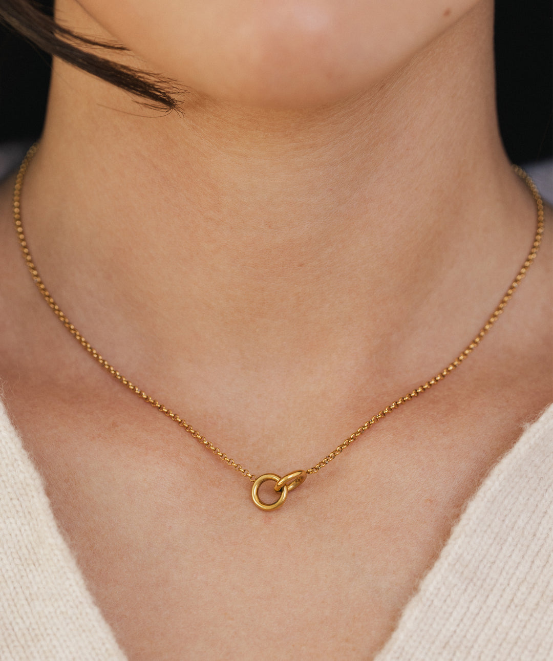 Interlocking Circle Necklace