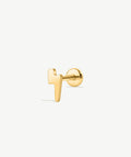 Lightning Bolt Flat Back Stud