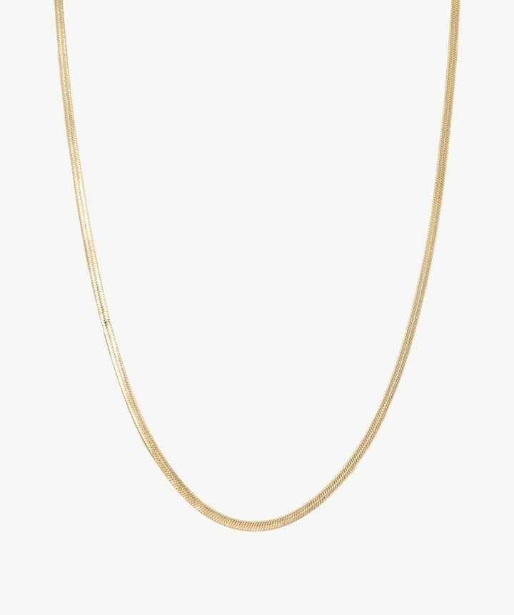 Luxe Mini Herringbone Necklace