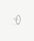 Marquise Clicker Hoop Earrings