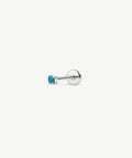Micro Turquoise Flat Back Stud