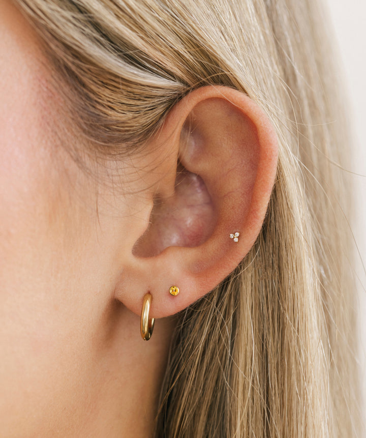 Birthstone Flat Back Stud