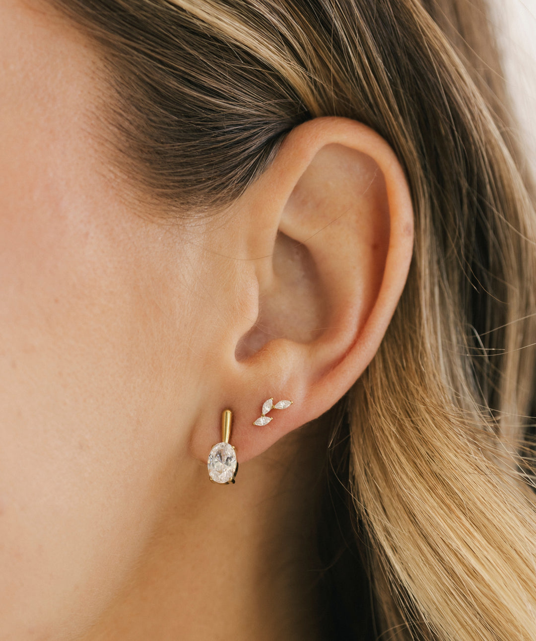 Signature Oval Drop Earrings