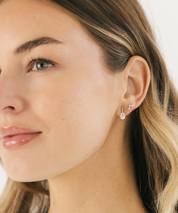 Sprig Flat Back Stud