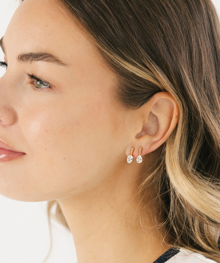 Signature Oval Drop Earrings