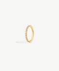 Pave Clicker Hoop Earring