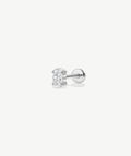 Petite Oval Flat Back Stud