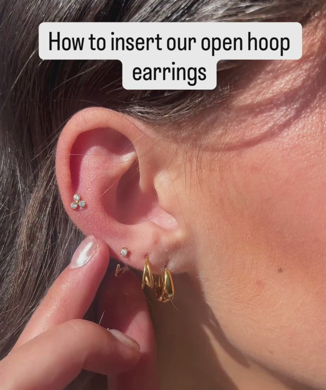 Open Hoop Earrings