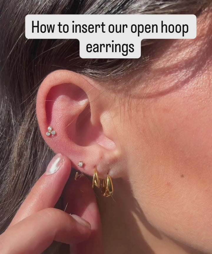 Open Hoop Earrings