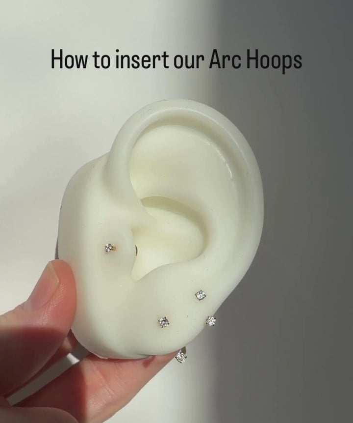 Arc Hoop Earring