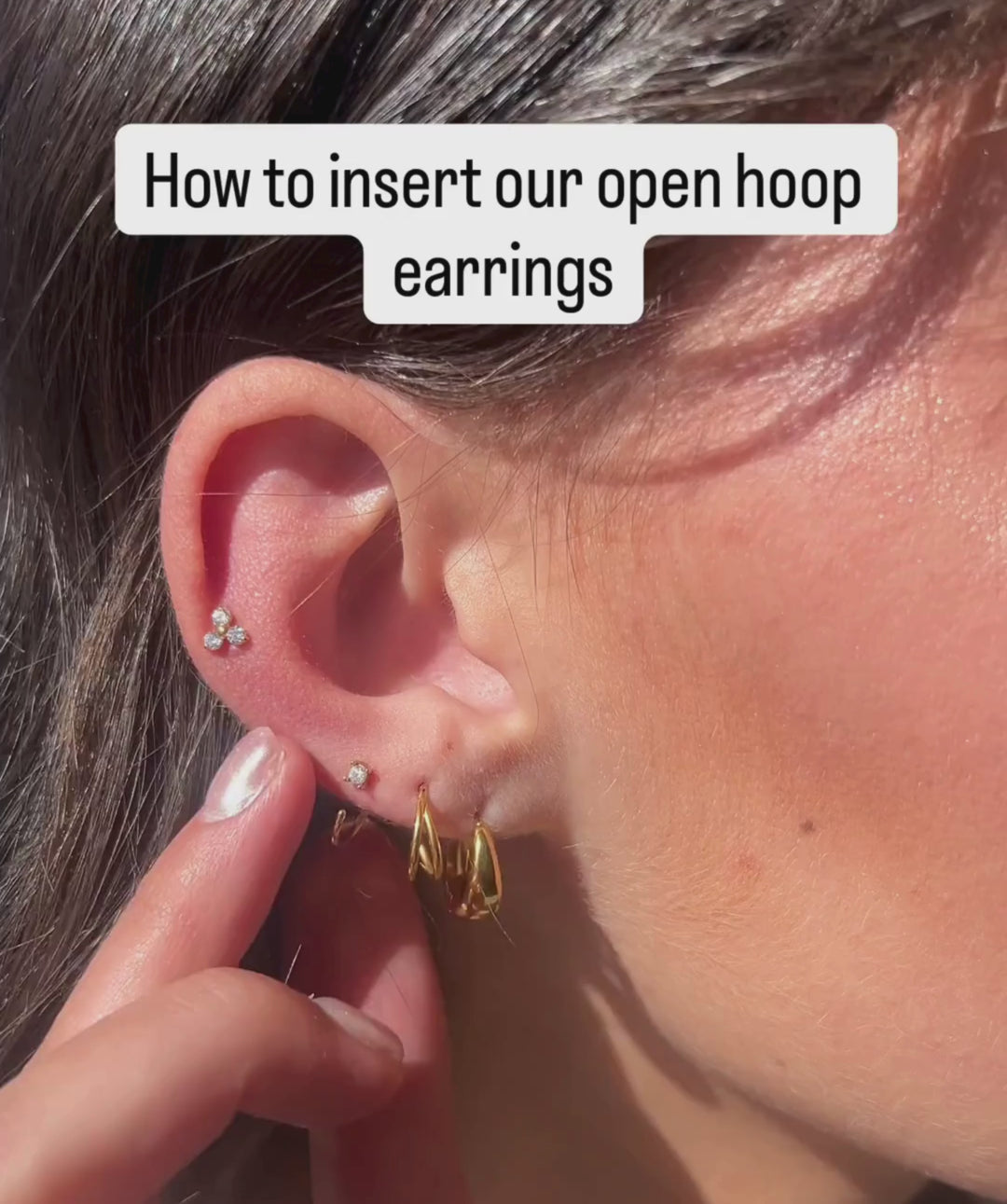 Open Hoop Earrings