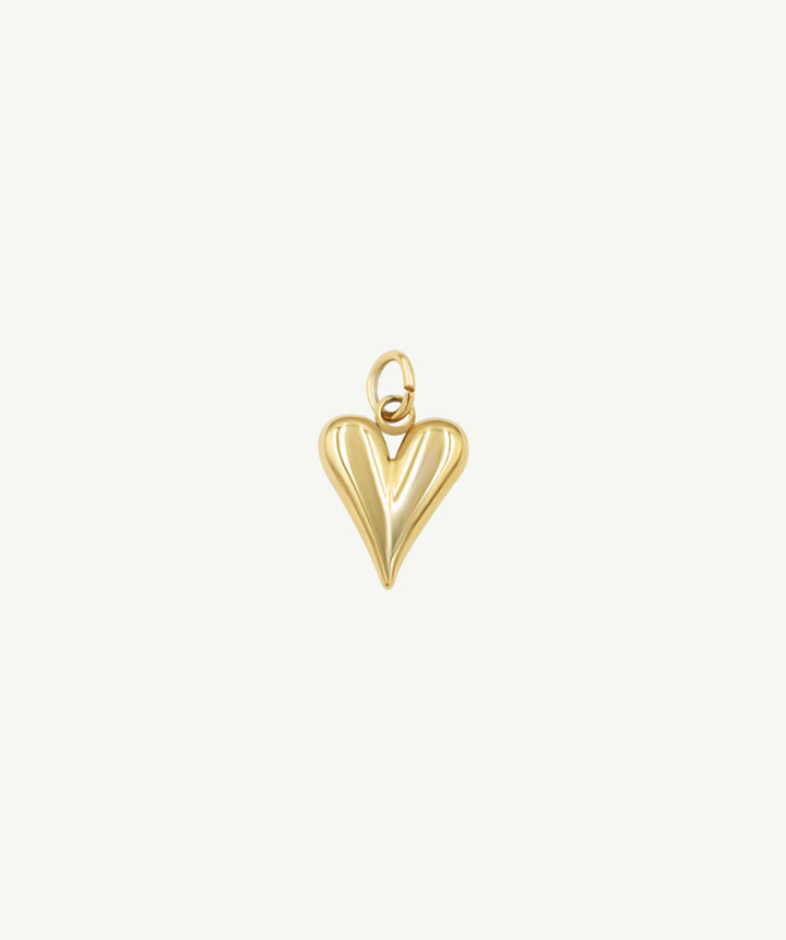 Puffed Heart Charm