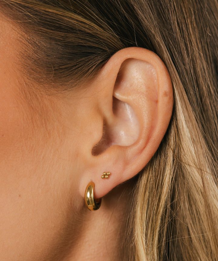 Quad Dot Flat Back Stud