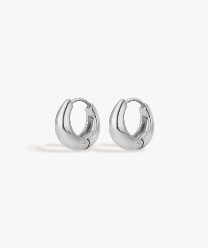 Teardrop Huggie Earrings