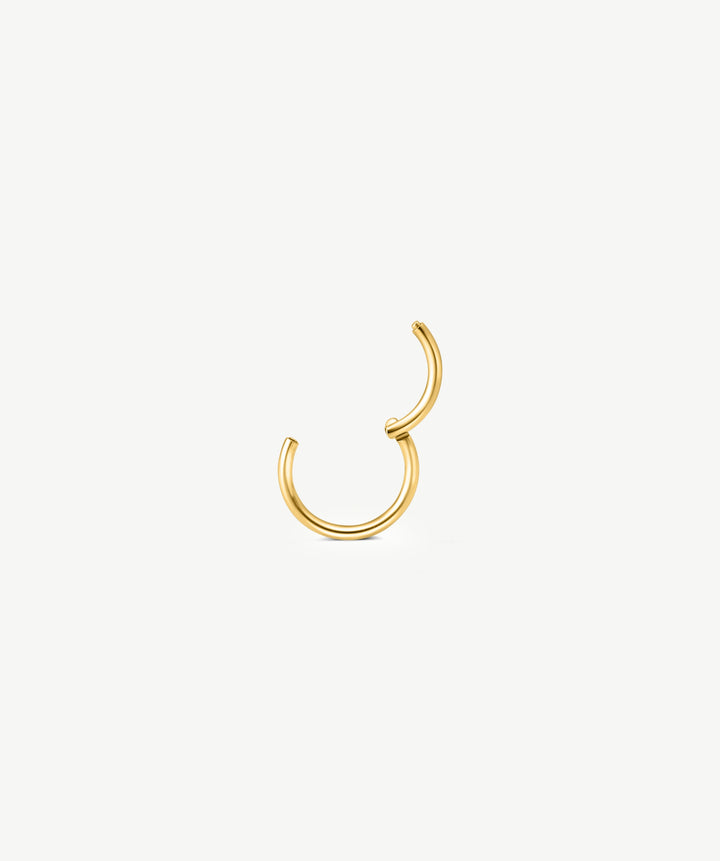 Twin Pave Clicker Hoop Earring