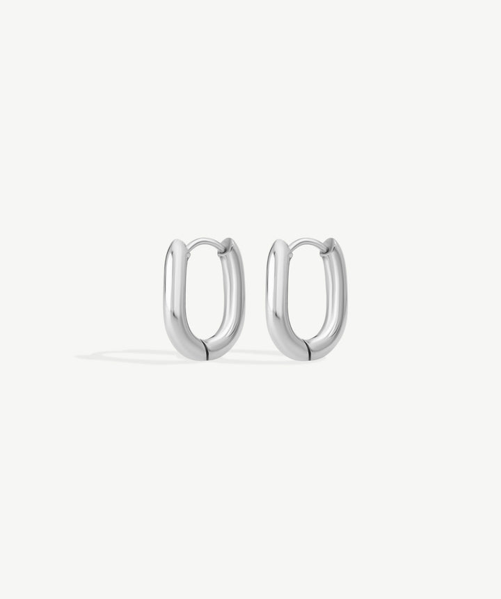 U-Shape Huggie Earrings