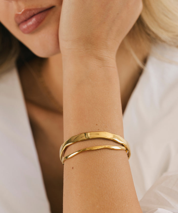 Wavy Cuff Bracelet